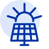 Icon of a solar panel - The road to Net Zero - Select to learn more