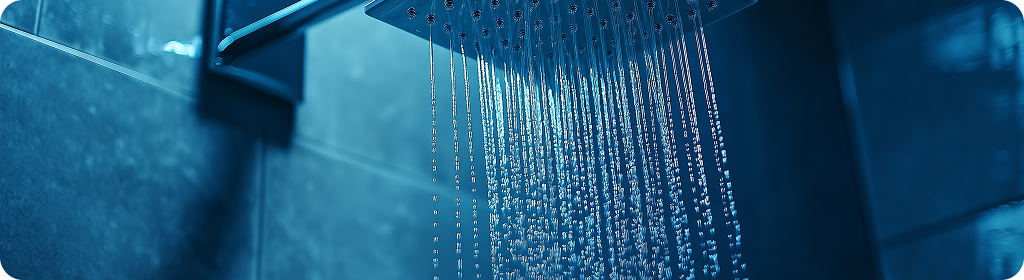 Shower inside the airport