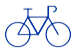 Bicycle icon - Select to discover Pedalaria, the sustainable cycling path connecting Fiumicino to the city